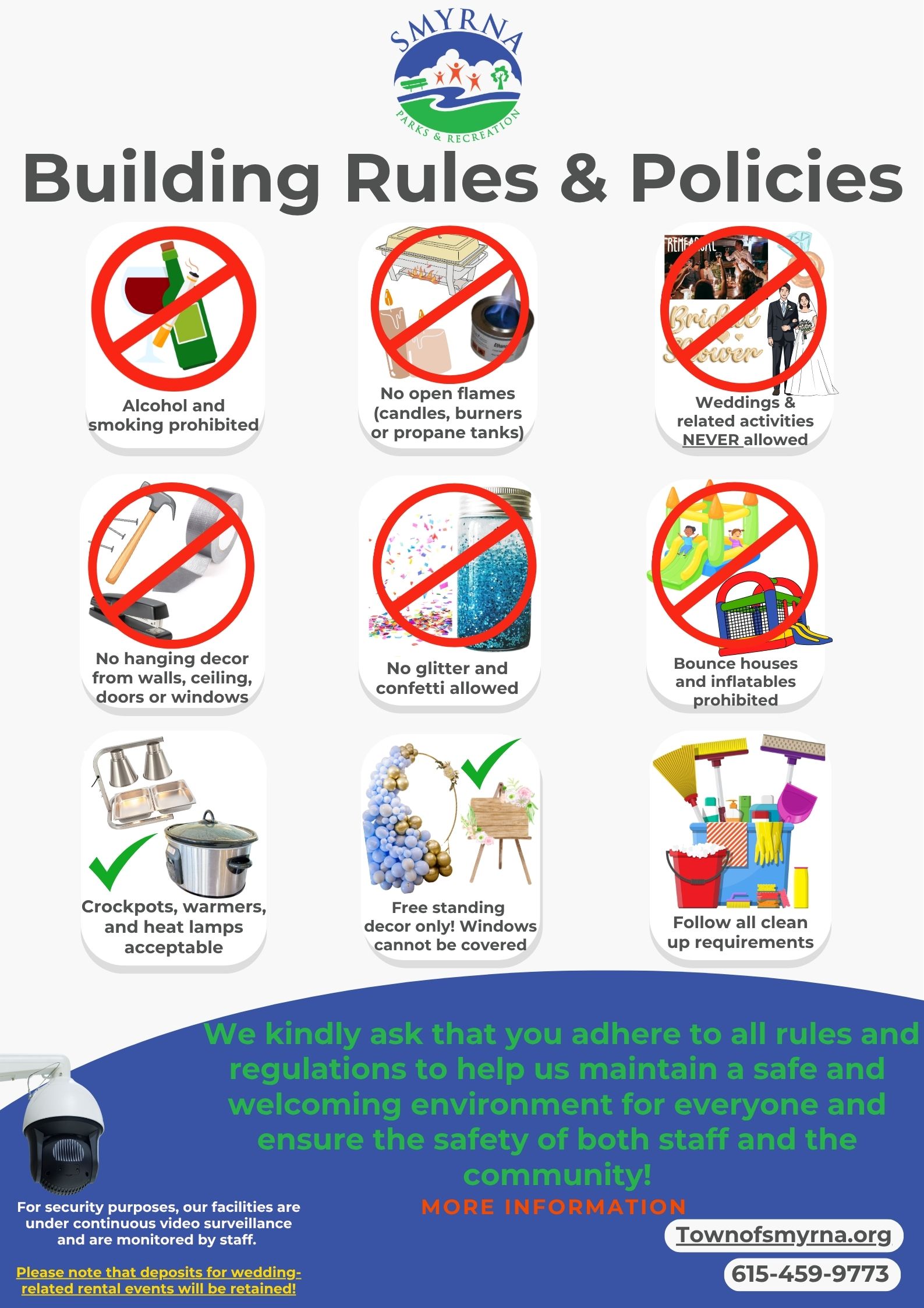 Building rules parks & rec